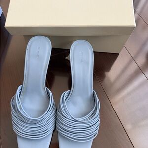 OAK + FORT Light Blue Women's Heels